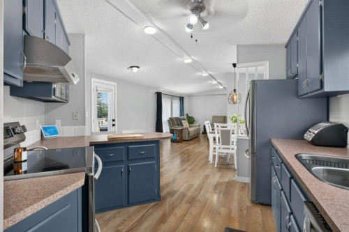 311038 222, Three Hills, AB - Indoor Photo Showing Kitchen With Double Sink