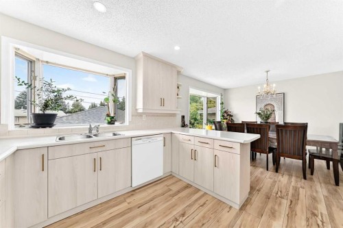 4 Marbrooke Circle Ne, Calgary, AB - Indoor Photo Showing Kitchen With Double Sink