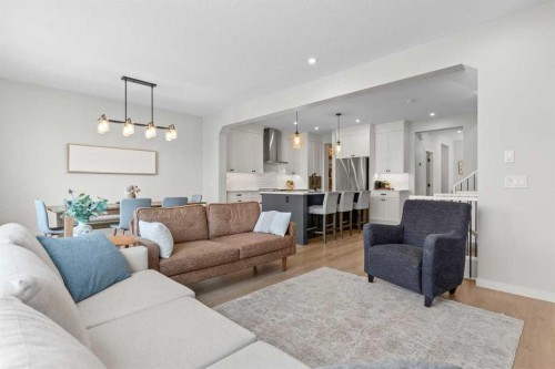 45 Savoy Landing Se, Calgary, AB - Indoor Photo Showing Living Room