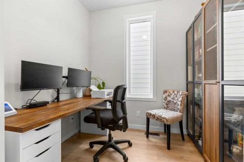45 Savoy Landing Se, Calgary, AB - Indoor Photo Showing Office