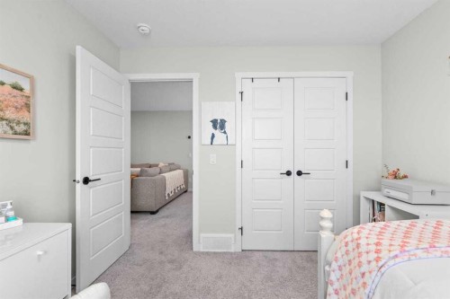 45 Savoy Landing Se, Calgary, AB - Indoor Photo Showing Bedroom