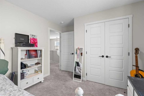 45 Savoy Landing Se, Calgary, AB - Indoor Photo Showing Bedroom