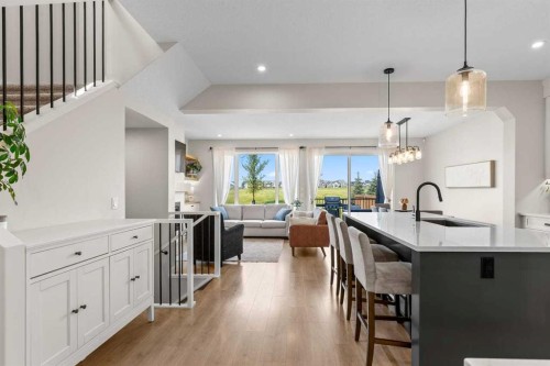 45 Savoy Landing Se, Calgary, AB - Indoor Photo Showing Kitchen With Upgraded Kitchen