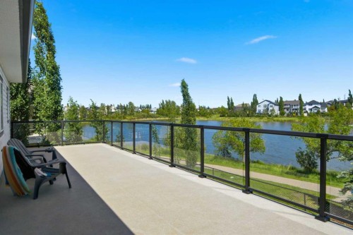 124 West Creek Glen, Chestermere, AB - Outdoor With Body Of Water With View