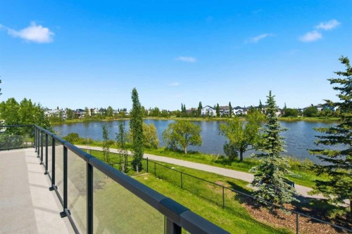 124 West Creek Glen, Chestermere, AB - Outdoor With Body Of Water With View