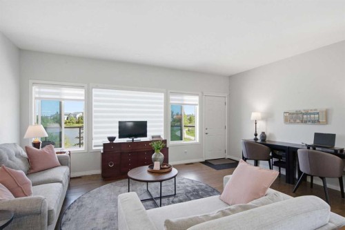 124 West Creek Glen, Chestermere, AB - Indoor Photo Showing Living Room