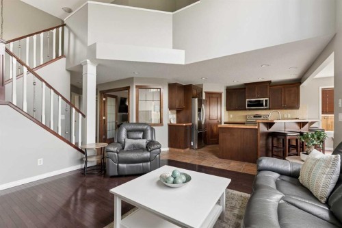 391 Auburn Bay Heights Se, Calgary, AB - Indoor Photo Showing Living Room