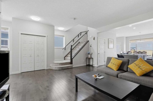 190 Saddlelake Way Ne, Calgary, AB - Indoor Photo Showing Living Room