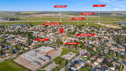 16 Abalone Crescent Ne, Calgary, AB - Outdoor With View