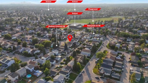 16 Abalone Crescent Ne, Calgary, AB - Outdoor With View