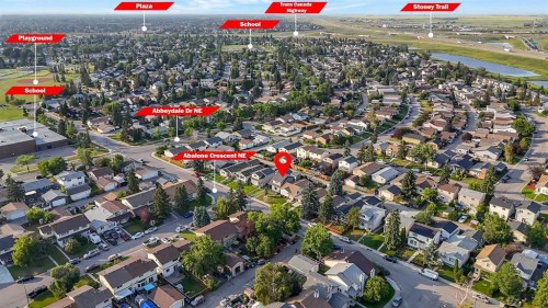 16 Abalone Crescent Ne, Calgary, AB - Outdoor With View