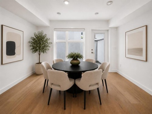 108-1632 20 Avenue Nw, Calgary, AB - Indoor Photo Showing Dining Room
