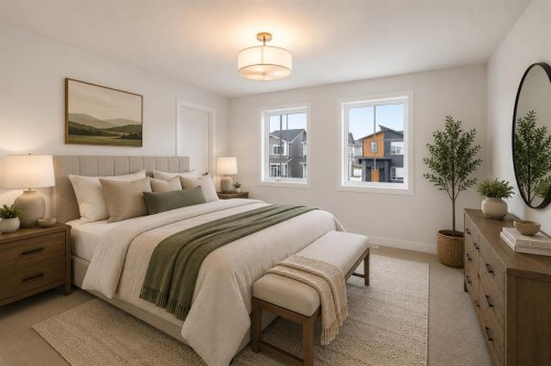 198 Dawson Harbour Hill, Chestermere, AB - Indoor Photo Showing Bedroom