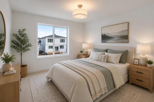 198 Dawson Harbour Hill, Chestermere, AB - Indoor Photo Showing Bedroom