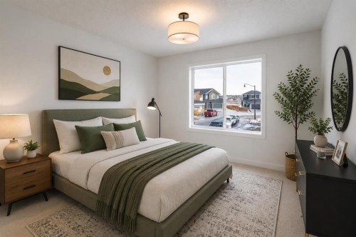 198 Dawson Harbour Hill, Chestermere, AB - Indoor Photo Showing Bedroom