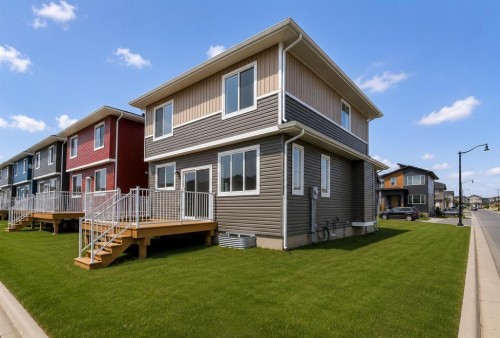 198 Dawson Harbour Hill, Chestermere, AB - Outdoor With Deck Patio Veranda