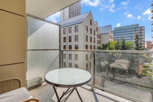 413-1025 5 Avenue Sw, Calgary, AB - Outdoor With Balcony