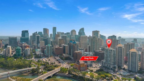 413-1025 5 Avenue Sw, Calgary, AB - Outdoor With View