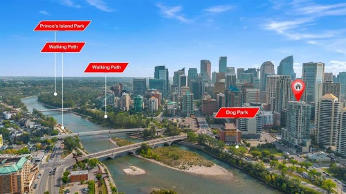 413-1025 5 Avenue Sw, Calgary, AB - Outdoor With View