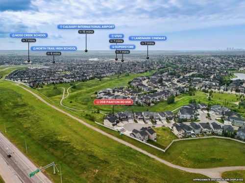 208 Panton Road Nw, Calgary, AB - Outdoor With View