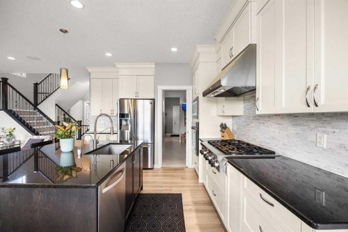 208 Panton Road Nw, Calgary, AB - Indoor Photo Showing Kitchen With Stainless Steel Kitchen With Upgraded Kitchen