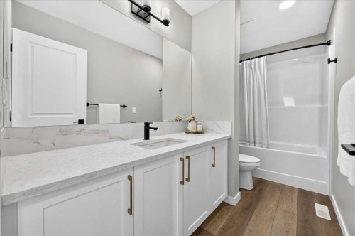 421 Magnolia Way Se, Calgary, AB - Indoor Photo Showing Bathroom