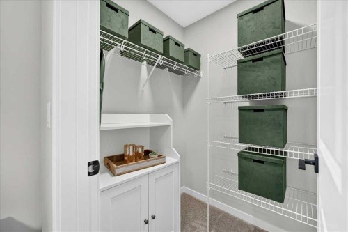 421 Magnolia Way Se, Calgary, AB - Indoor With Storage