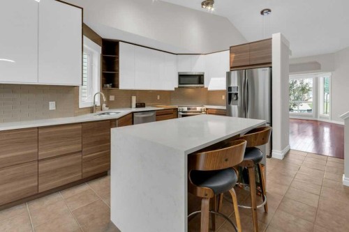 270 Arbour Ridge Park Nw, Calgary, AB - Indoor Photo Showing Kitchen With Stainless Steel Kitchen