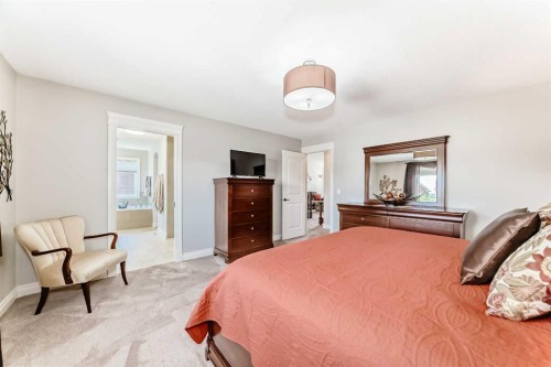 1449 Ravenscroft Avenue Se, Airdrie, AB - Indoor Photo Showing Bedroom