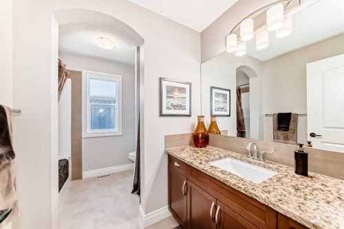 1449 Ravenscroft Avenue Se, Airdrie, AB - Indoor Photo Showing Bathroom