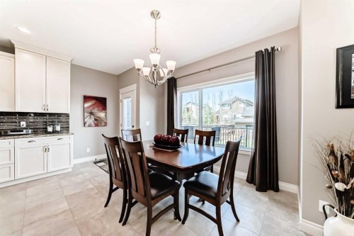 1449 Ravenscroft Avenue Se, Airdrie, AB - Indoor Photo Showing Dining Room