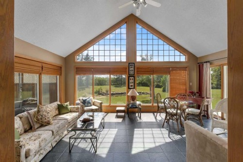 265028 Range Road 44, Rural Rocky View County, AB - Indoor Photo Showing Living Room