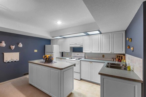 265028 Range Road 44, Rural Rocky View County, AB - Indoor Photo Showing Kitchen With Double Sink