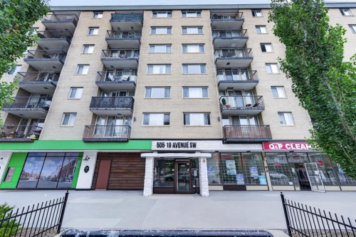 606-505 19 Avenue Sw, Calgary, AB - Outdoor With Facade