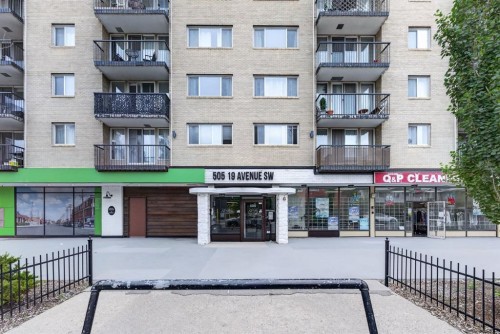 606-505 19 Avenue Sw, Calgary, AB - Outdoor With Facade