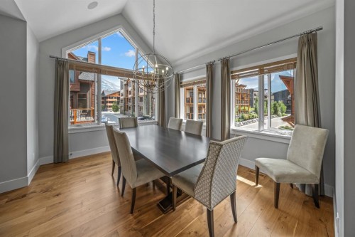 19 Creekside Mews, Canmore, AB - Indoor Photo Showing Dining Room