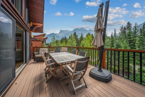19 Creekside Mews, Canmore, AB - Outdoor With Deck Patio Veranda With Exterior