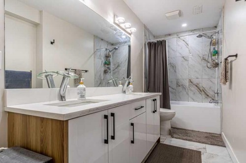 8389 Saddleridge Drive Ne, Calgary, AB - Indoor Photo Showing Bathroom