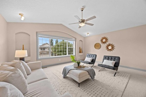 139 Tuscany Ridge Close Nw, Calgary, AB - Indoor Photo Showing Living Room