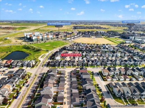 75 Skyview Point Road Ne, Calgary, AB - Outdoor With View