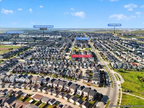 75 Skyview Point Road Ne, Calgary, AB - Outdoor With View