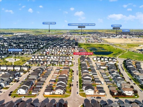 75 Skyview Point Road Ne, Calgary, AB - Outdoor With View