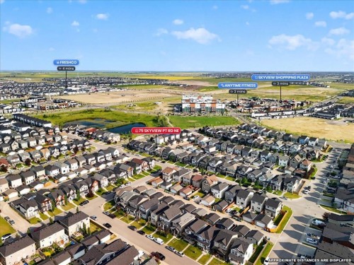 75 Skyview Point Road Ne, Calgary, AB - Outdoor With View