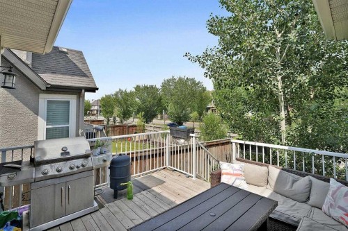 518 Mahogany Manor Se, Calgary, AB - Outdoor With Deck Patio Veranda With Exterior