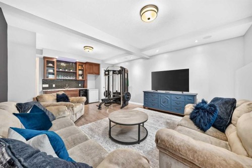 11 Westridge Way, Okotoks, AB - Indoor Photo Showing Living Room