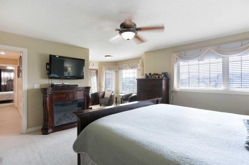 1149 Channelside Drive Sw, Airdrie, AB - Indoor Photo Showing Bedroom