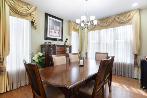 1149 Channelside Drive Sw, Airdrie, AB - Indoor Photo Showing Dining Room