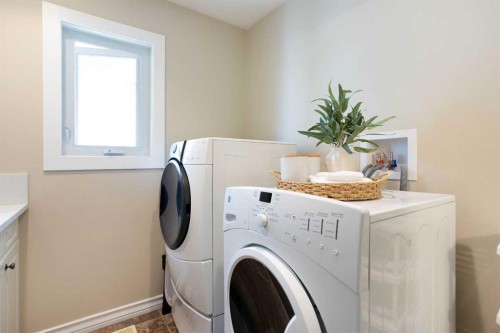 128 Waterstone Place Se, Airdrie, AB - Indoor Photo Showing Laundry Room