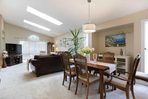 128 Waterstone Place Se, Airdrie, AB - Indoor Photo Showing Dining Room