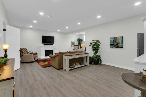 79 Vincent Crescent, Olds, AB - Indoor With Fireplace